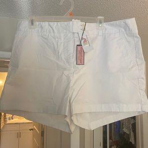 White Shorts with Pink Whale